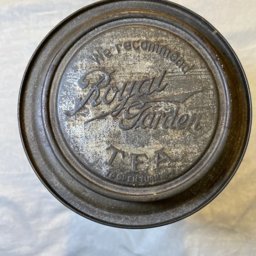 Antique Old Master Coffee Tin 3 Lb BB Co Blodgett Beckley Royal Tender Steel Cut